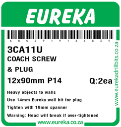 3CA11 - Coach Screw & Plug -3CA11_Label_T
